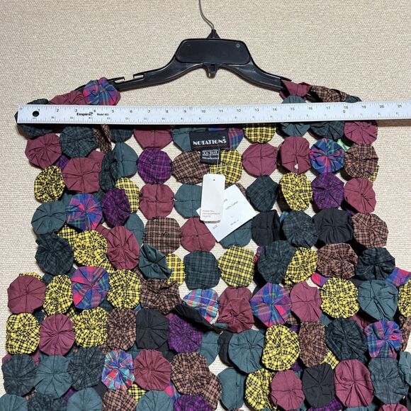 NOS Vintage Patchwork Vest Large Notations Quilt Pattern NWT Rare - Picture 4 of 9
